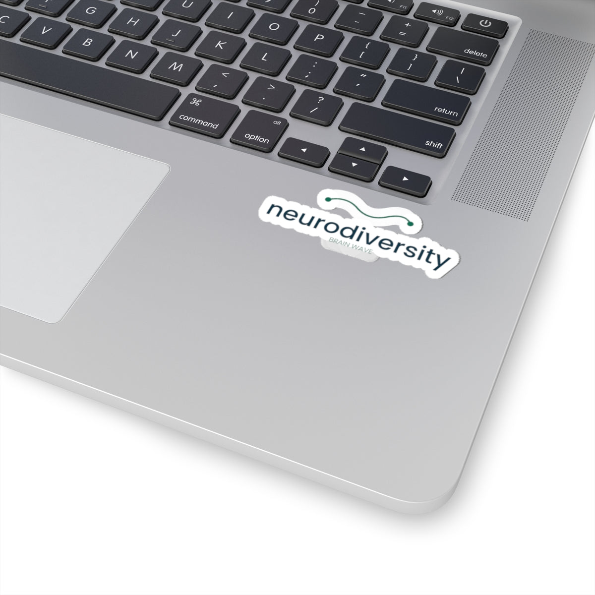 Neurodiversity Brain Wave Kiss-Cut Sticker
