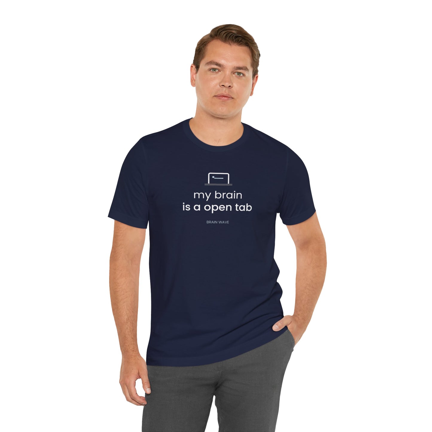My Brain Is an Open Tab T-Shirt | ADHD Shirt | Funny Neurodivergent Tee | Brain Wave