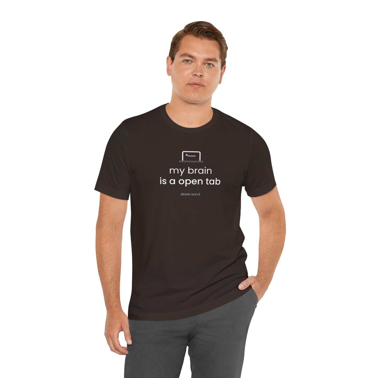 My Brain Is an Open Tab T-Shirt | ADHD Shirt | Funny Neurodivergent Tee | Brain Wave