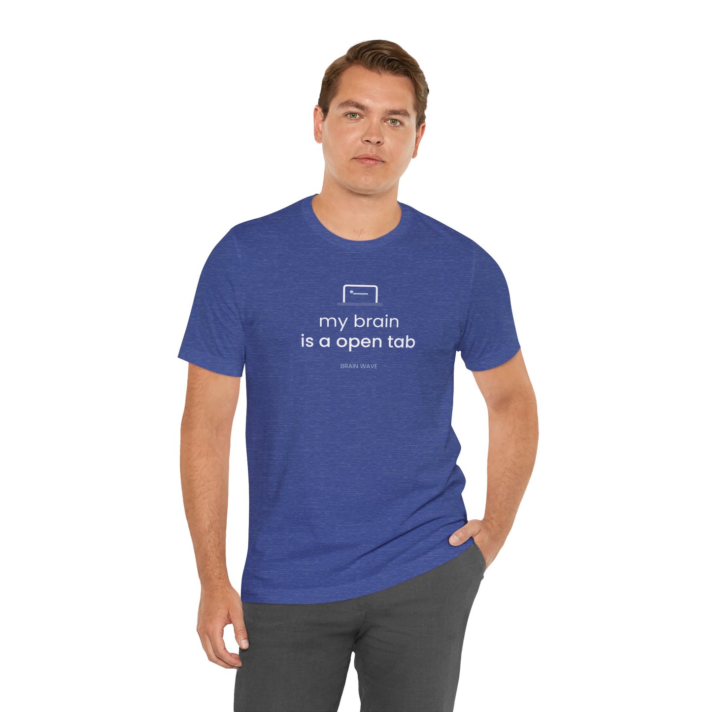 My Brain Is an Open Tab T-Shirt | ADHD Shirt | Funny Neurodivergent Tee | Brain Wave