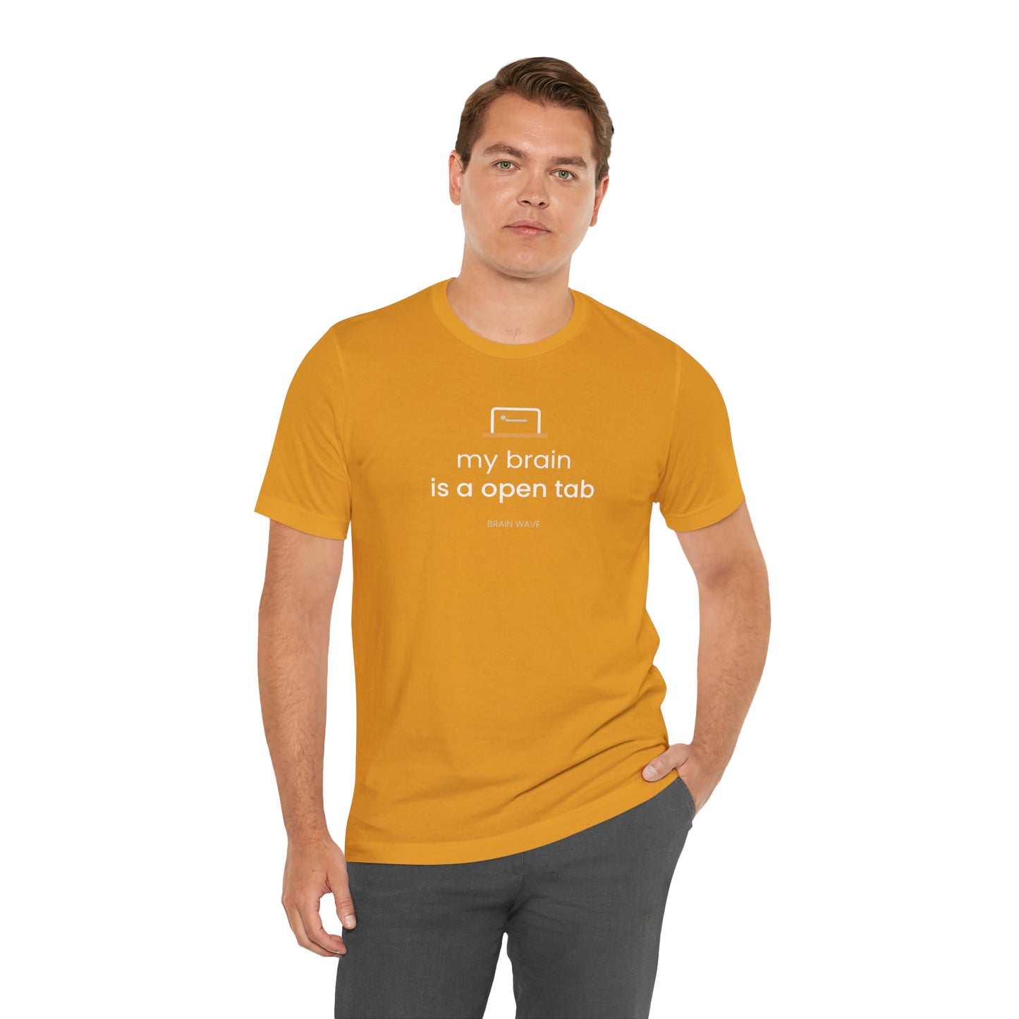 My Brain Is an Open Tab T-Shirt | ADHD Shirt | Funny Neurodivergent Tee | Brain Wave