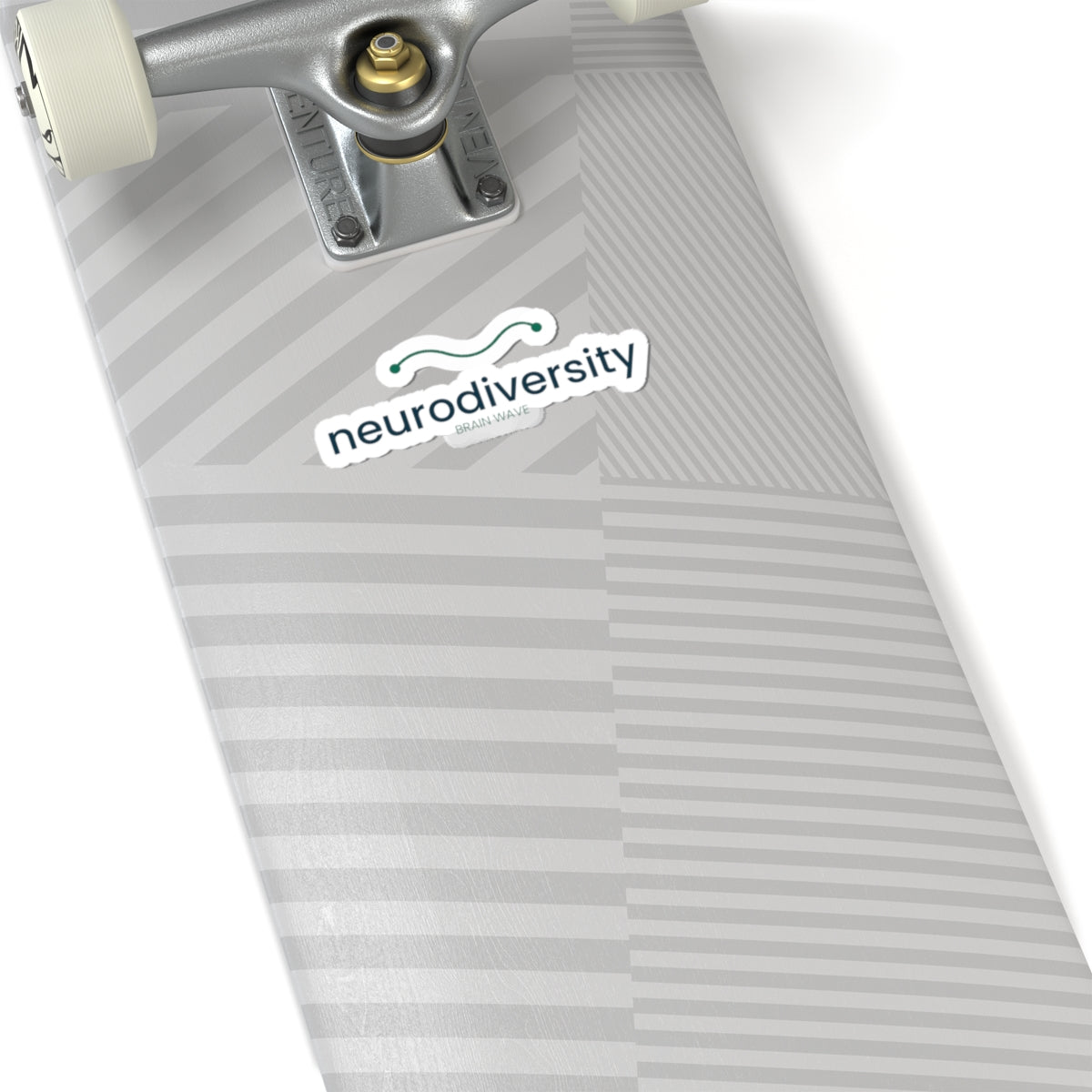 Neurodiversity Brain Wave Kiss-Cut Sticker