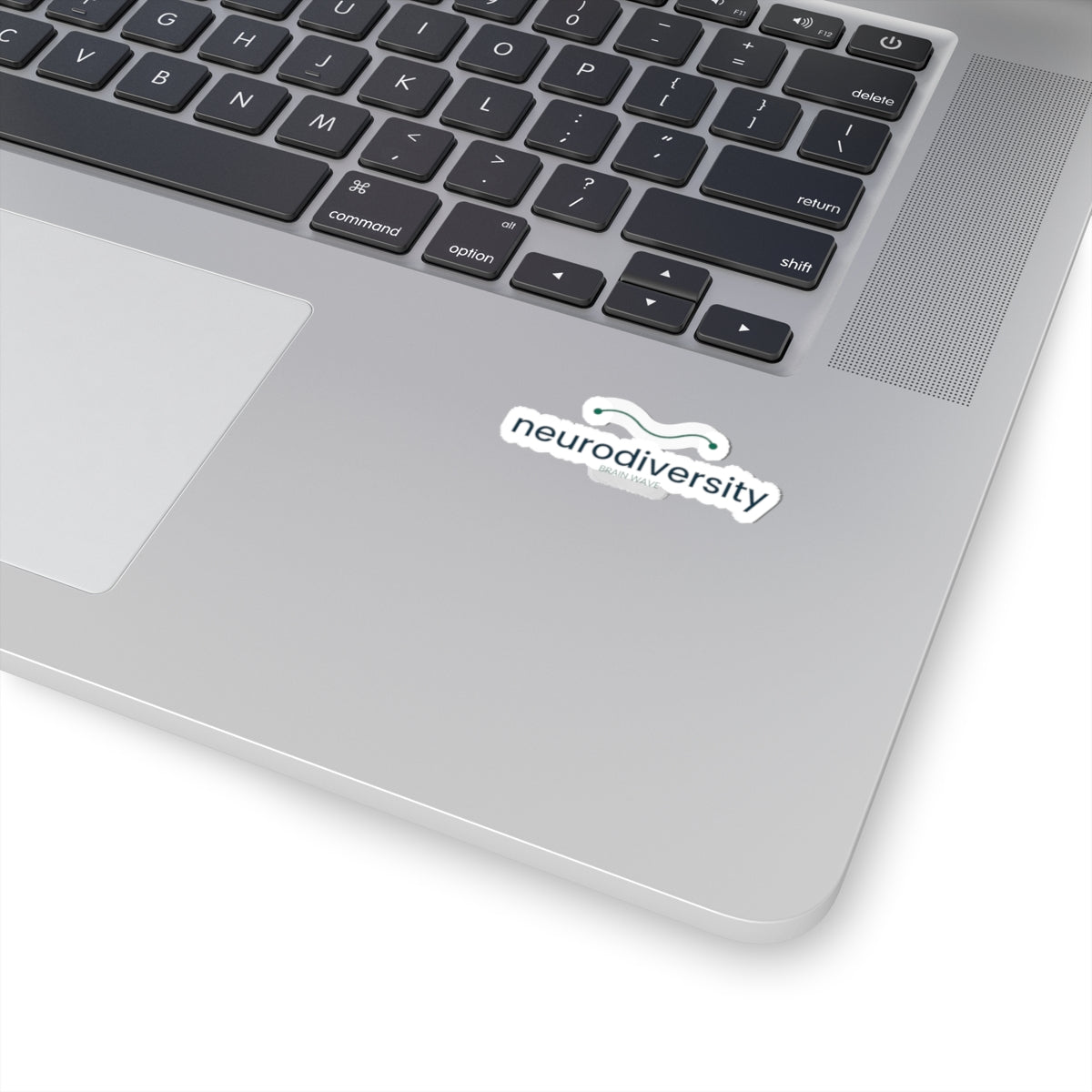 Neurodiversity Brain Wave Kiss-Cut Sticker