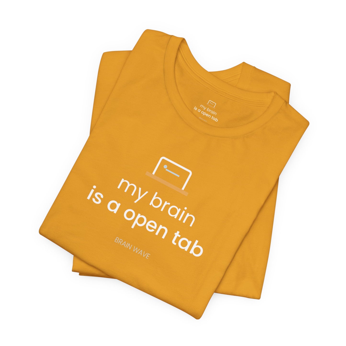 My Brain Is an Open Tab T-Shirt | ADHD Shirt | Funny Neurodivergent Tee | Brain Wave