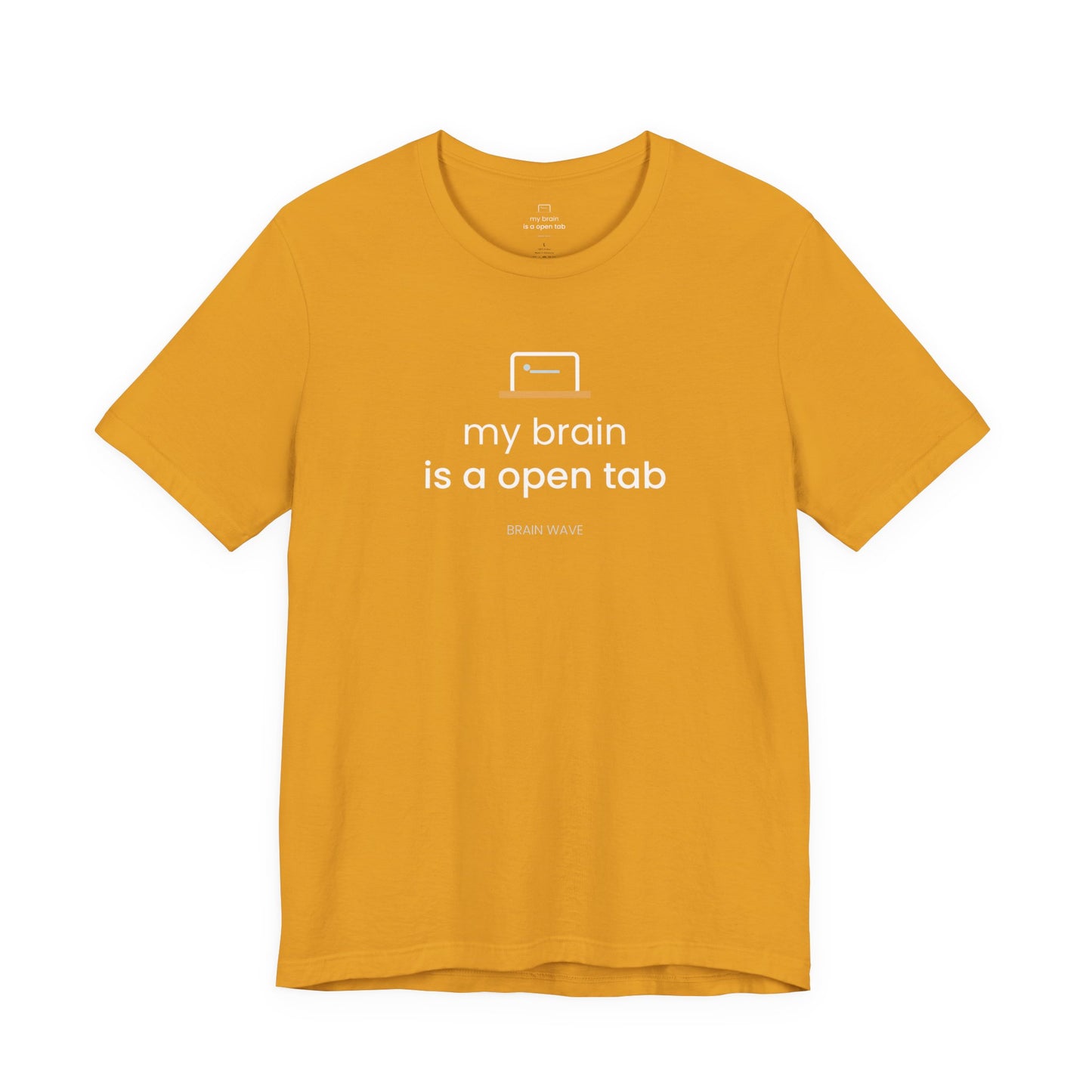 My Brain Is an Open Tab T-Shirt | ADHD Shirt | Funny Neurodivergent Tee | Brain Wave