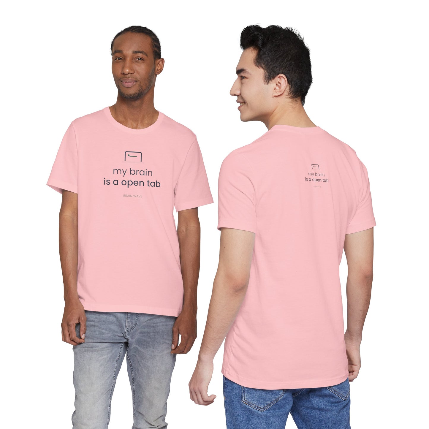 My Brain Is an Open Tab Minimalist ADHD Tee | Neurodivergent Shirt | Brain Wave