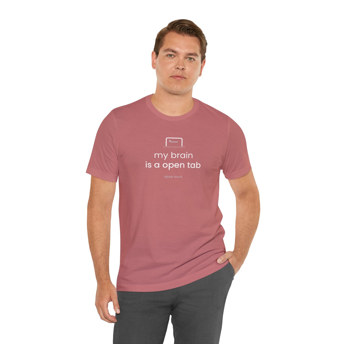 My Brain Is an Open Tab T-Shirt | ADHD Shirt | Funny Neurodivergent Tee | Brain Wave
